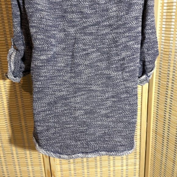 Kensie Performance Drawstring Cowlneck Half Sleeve Sweater Kangaroo Pocket Small - Picture 13 of 16